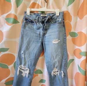 Levi's wedgie straight jeans